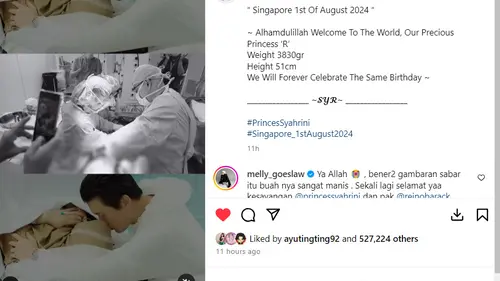 Detik-Detik Syahrini Melahirkan, Reino Barack Lantun Azan dan Lagu Ultah  Menggema di Kamar Operasi - ShowBiz Liputan6.com