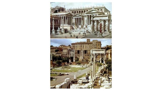 7 Foto Lokasi Sejarah di Roma Ini Beda Banget dengan Kondisi Sekarang