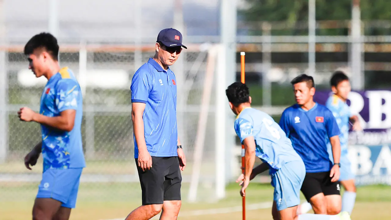 Pelatih Timnas Vietnam U-22, Kim Sang-sik di SEA Games 2025