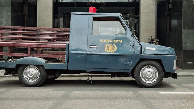 Kijang Doyok ini dulu dijadikan mobil Patroli Kota oleh pihak Kepolisian
