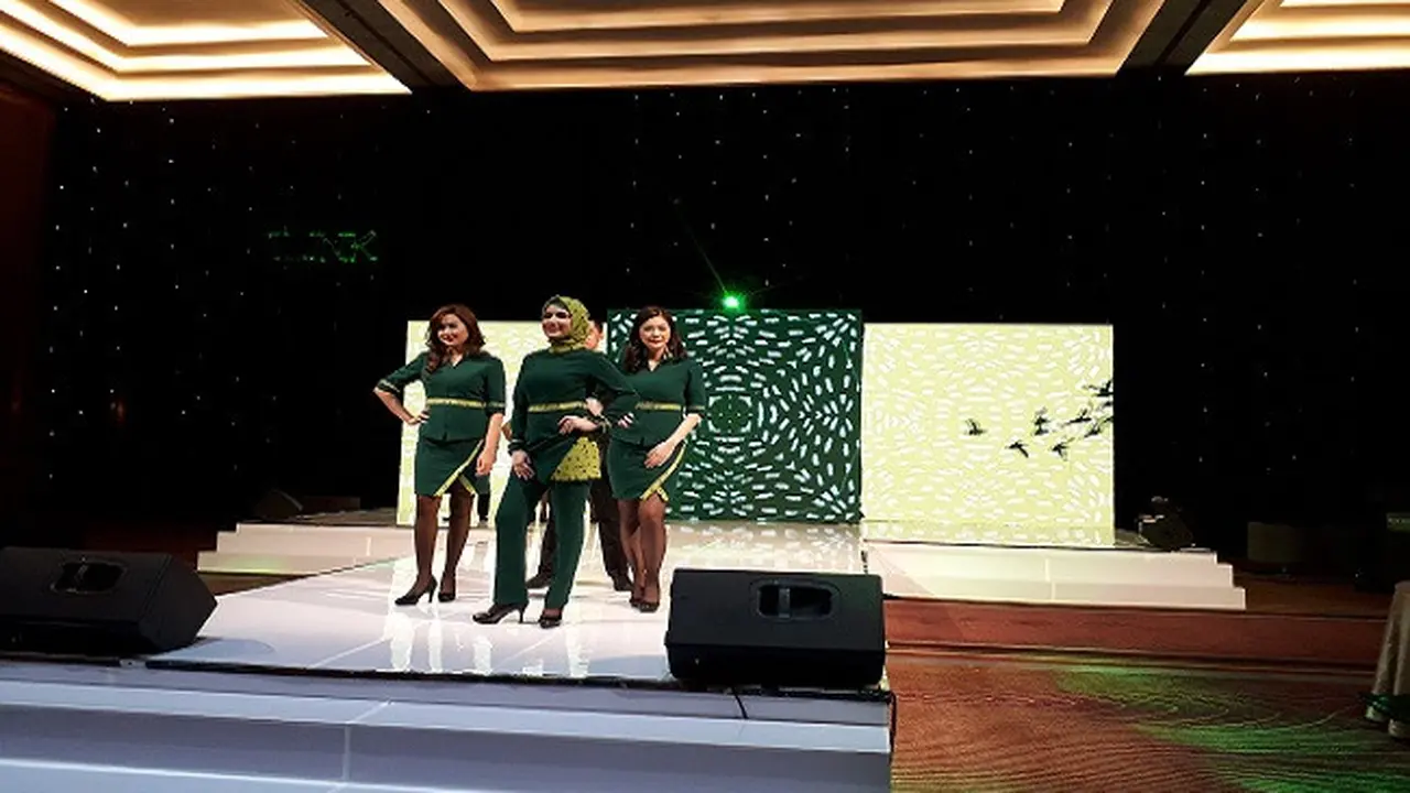 Maskapai penerbangan Citilink Indonesia memperkenalkan seragam baru bagi awak kabin. (Merdeka.com/Desi Aditia Ningrum)