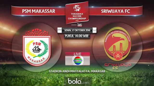 Prediksi PSM Makassar Vs Sriwijaya FC (Bola.com/Adreanus Titus) 