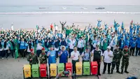 Tanwir II Pemuda Muhammadiyah, Ratusan Kader Bersihkan Sampah Plastik di Pantai Bali