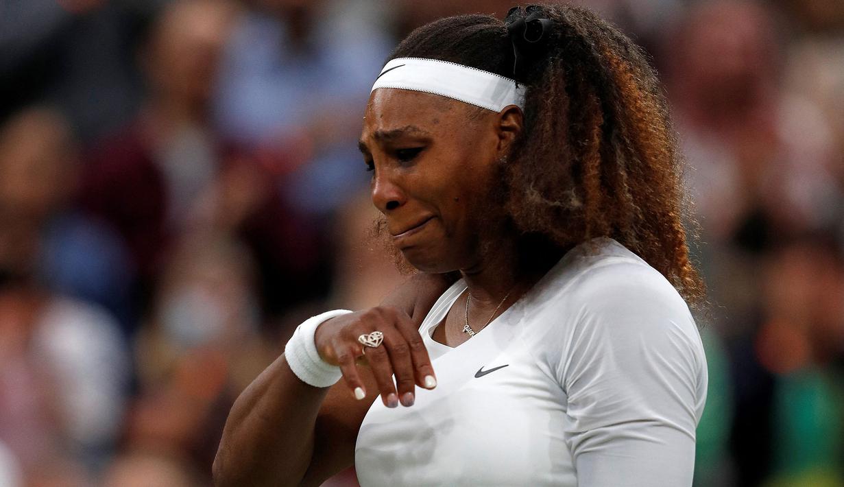 Peraih empat kali medali emas tenis putri, Serena Williams memutuskan absen pada Olimpiade Tokyo 2020 menjelang turnamen Wimbledon 2021. Ia beralasan memang tidak ada keinginan tampil di sana, Olimpiade Tokyo 2020. (Foto: AFP/Adrian Dennis)