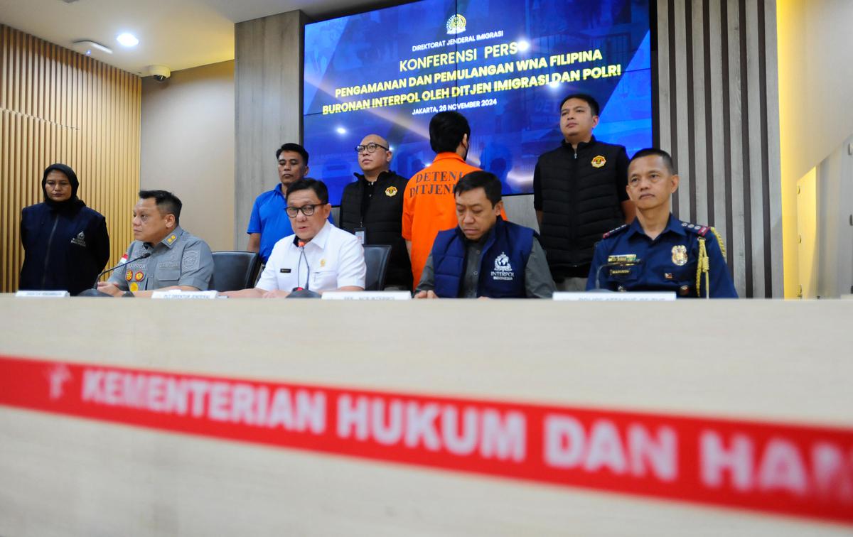 Ditjen Imigrasi Pulangkan Buronan Interpol Asal Filipina, Ditukar Buron Judol RI Handoyo Salman