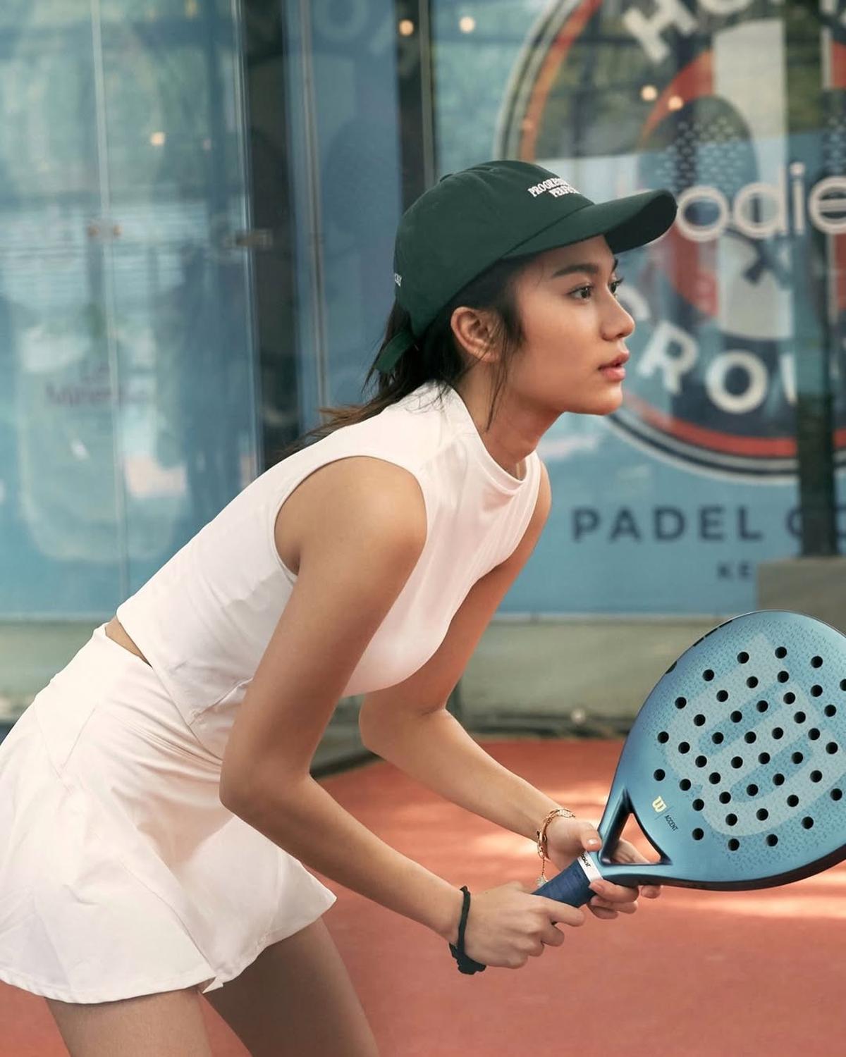 Sempat Diduga Hamil Anak Pertama dengan Arhan, Azizah Salsha Aktif Main Tennis