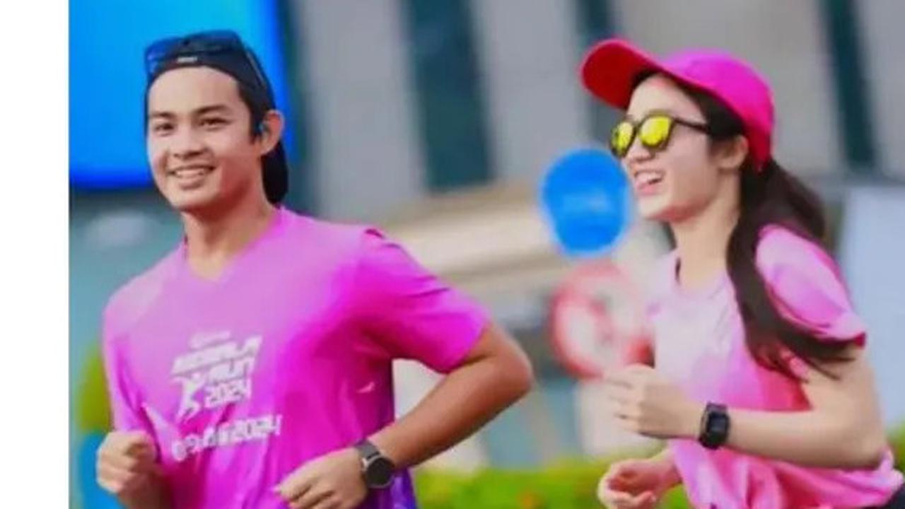 Sudah Kenal 5 Tahun, 6 Momen Pacaran Febby Rastanty dan Drajad Djumantara yang Punya Hobi Ikut Lari Marathon