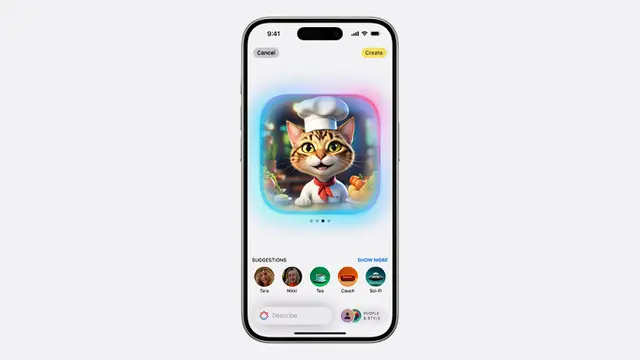 Image Playground di iPhone