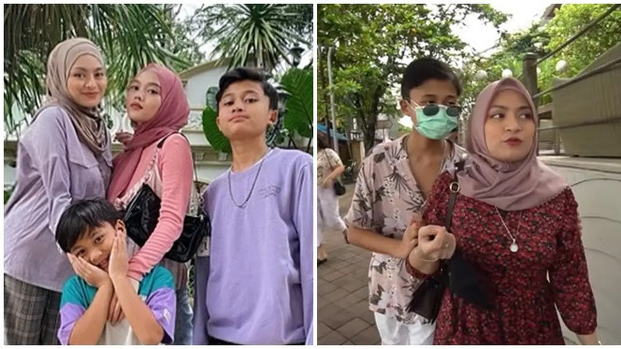 6 Potret Kebersamaan Nathalie Holscher dan Anak-anak Sule Liburan di Bali, Seru