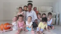 Setulus Hati, Pria Ini Rawat Anak-Anak Calon Korban Aborsi