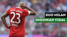 AC Milan dan Inter akan bersaing mendapatkan gelandang Bayern Munchen, Arturo Vidal.