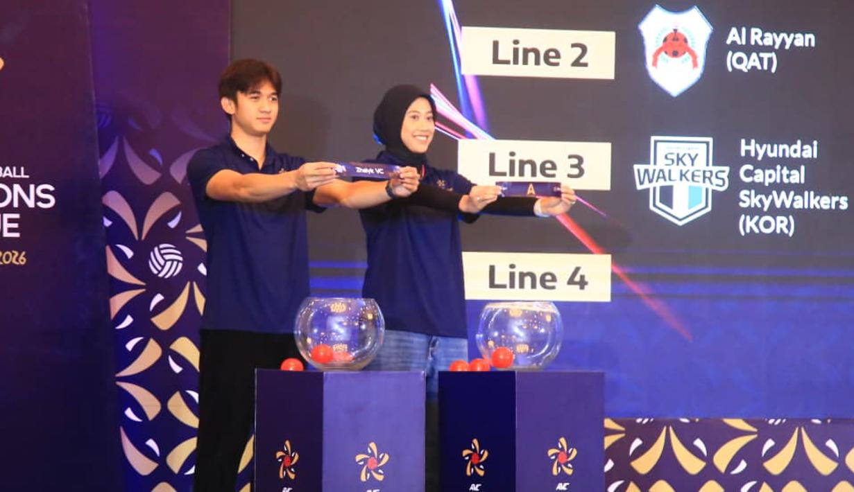 Kedua tim voli tersebut adalah Jakarta Bhayangkara Presisi dan Jakarta Garuda Jaya yang akan membawa nama Indonesia dalam persaingan antarklub voli putra terbaik Asia. (Dok. Humas Polri)