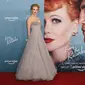 Nicole Kidman di karpet merah pemutaran perdana "Being The Ricardos" di Academy Museum pada 6 Desember 2021 di Los Angeles. (VALERIE MACON / AFP)