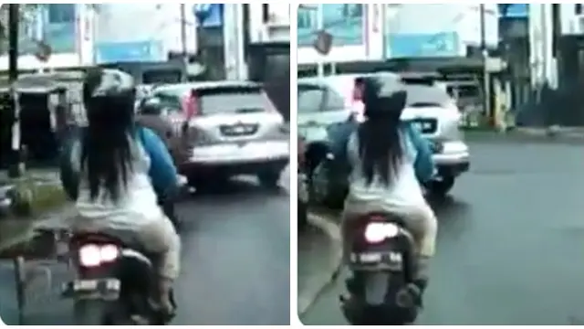 6 Potret Emak-emak Belok Tak Sesuai Lampu Sein Ini Bikin Tepuk Jidat