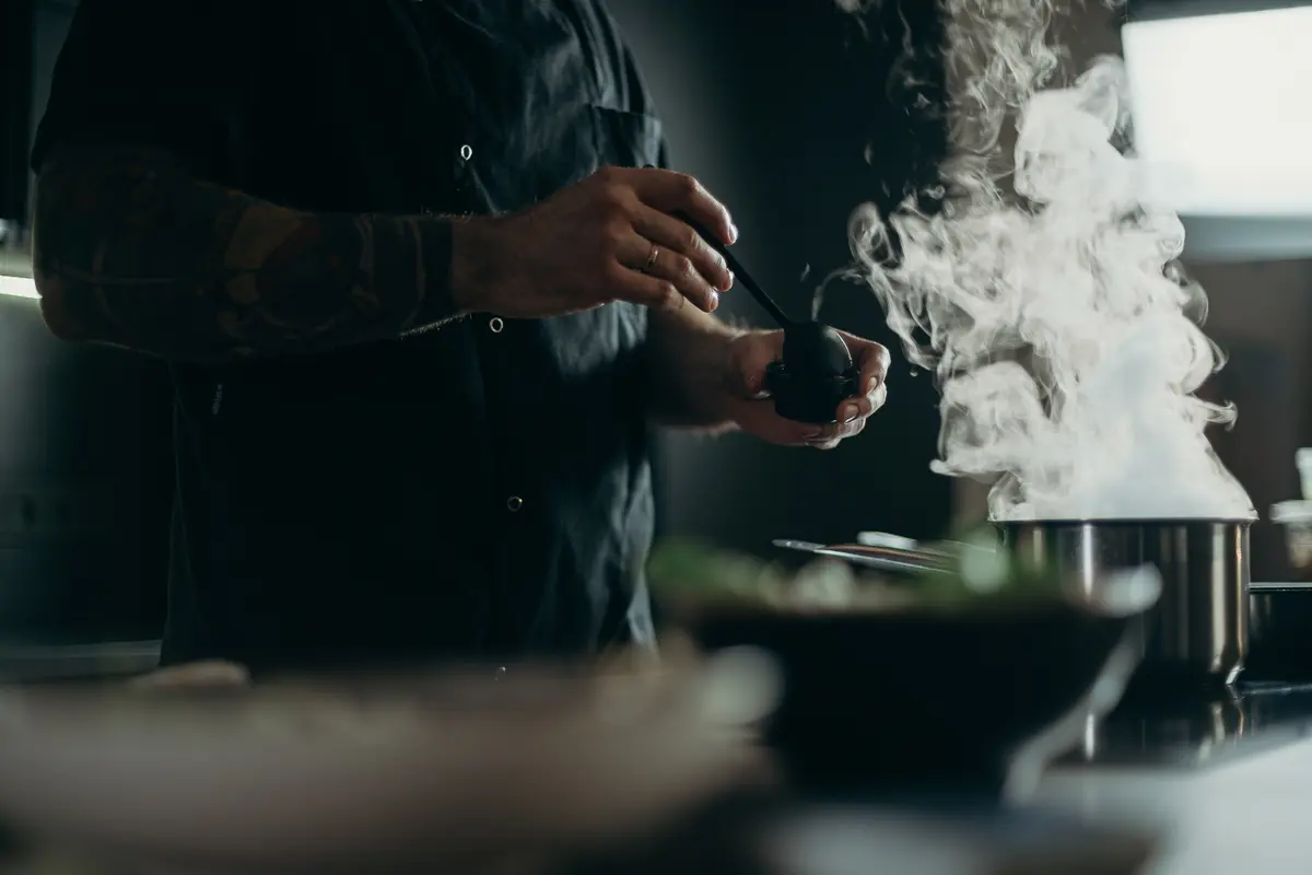 Ilustrasi masak sayur asem