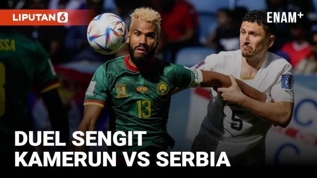 Kamerun dan Serbia membutuhkan kemenangan di Piala Dunia 2022. Namun keduanya justru bermain 3-3 pada persaingan Grup G di Stadion Al Jaboub, Al Wakrah, Qatar, Senin (28/11).