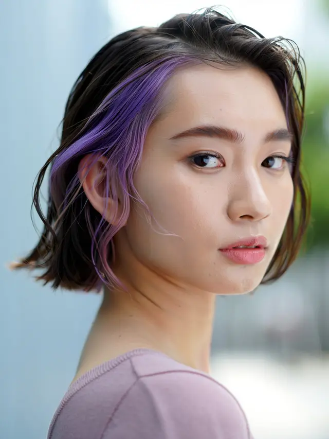 Model Cat Rambut Wanita Pendek