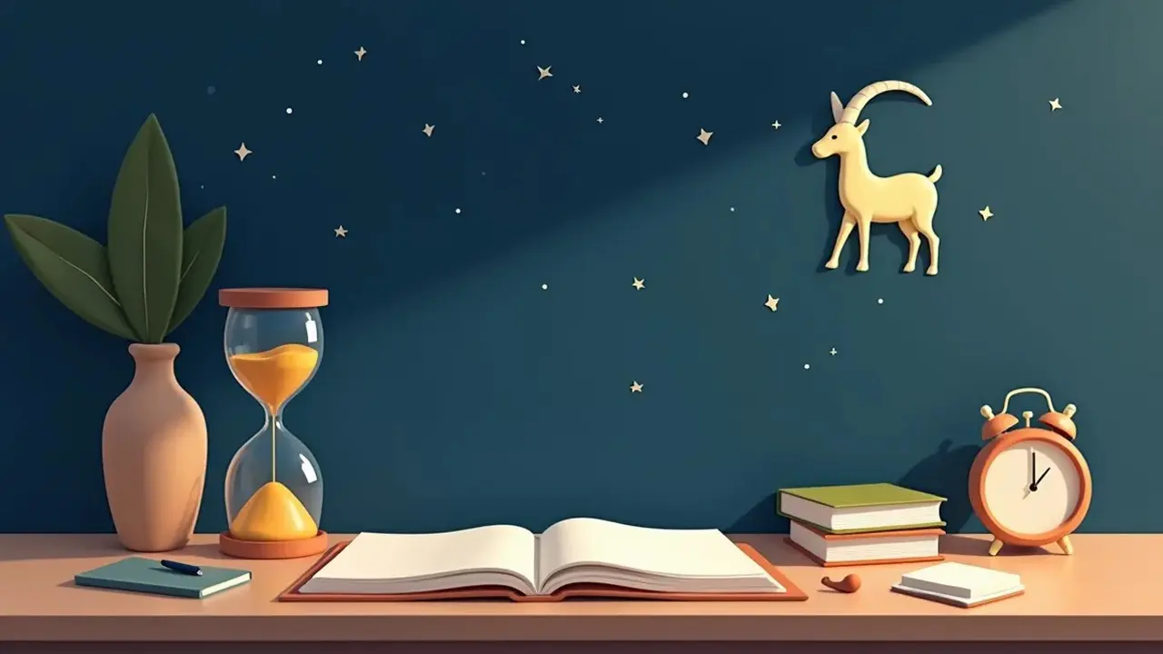 logo zodiak capricorn (sumber: AI generated)