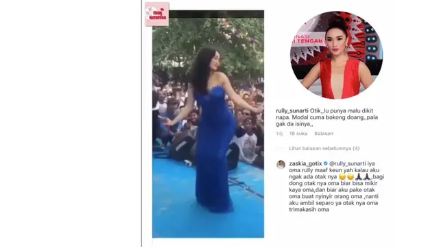 Zaskia Gotik (Foto: Instagram/@makrumpita)