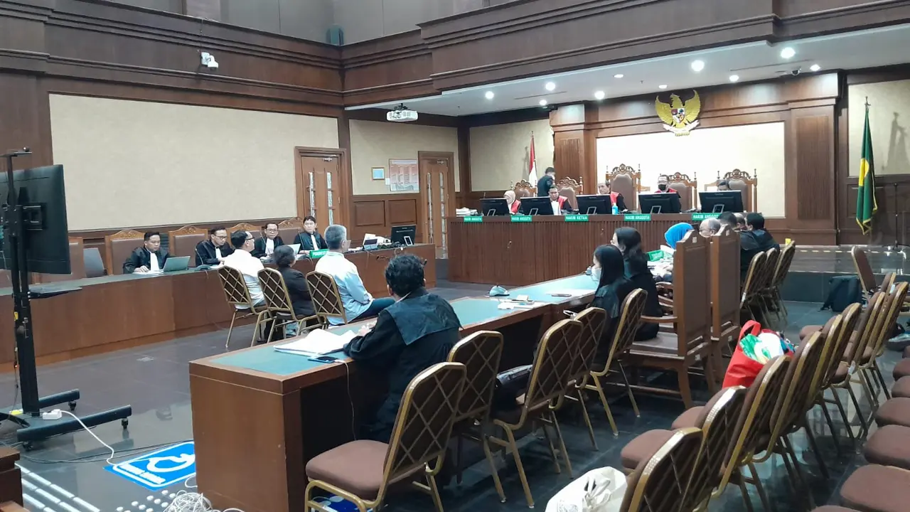 Pengadilan Negeri Jakarta Pusat (PN Jakpus) Kelas IA Khusus menggelar sidang perkara dugaan korupsi LPEI.