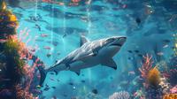 Jaw-some shark jokes that will bite your funny bones. (Photo: brgfx/Freepik)