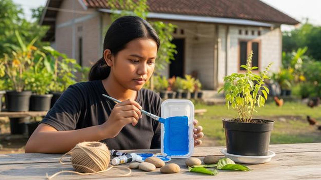 Cara Membuat Pot Tanaman dari Thinwall Bekas, Simpel dan Jadi Peluang Usaha