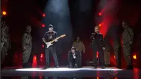 Kendrick Lamar, Bono dan The Edge dari U2 (YouTUbe)