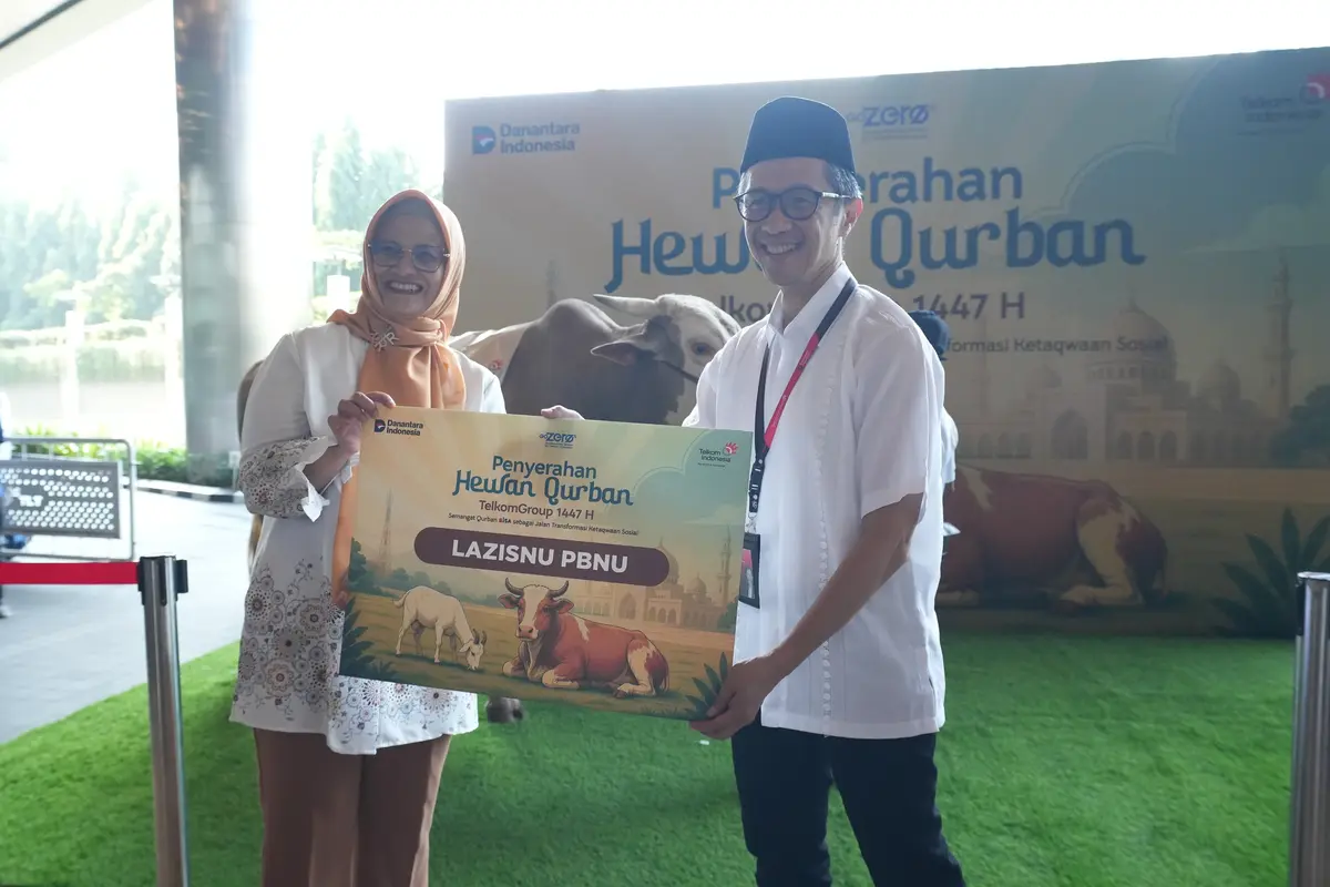 Sinergi TelkomGroup hadirkan kebahagiaan Iduladha bagi lebih dari 60 ribu masyarakat di berbagai daerah Indonesia.
