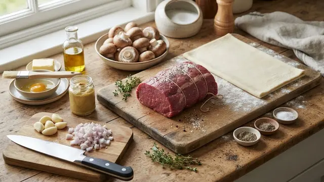 Bahan-bahan Beef Wellington Mini