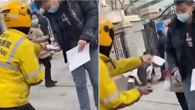 Viral Driver Pengantar Makanan Siram Minuman ke Pria, Ternyata Permintaan Mantan Pacar