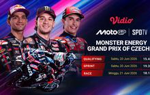 Nonton Live Streaming MotoGP Monster Energy Grand Prix of Czechia 2026 di Vidio