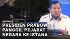 Presiden Prabowo Subianto dikabarkan memanggil sejumlah pejabat tinggi negara, ke Istana Kepresidenan, Jakarta, pada Sabtu malam. Pertemuan tersebut diduga berkaitan dengan tiga kasus korupsi besar yang menyeret dua tersangka, salah satunya mantan Ja...