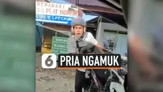 PRIA NGAMUK-NGAMUK, DIDUGA KESAL MOTOR DIPEPET MOBIL