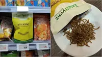Camilan ulat bambu dijual Rp58,5 ribu, dikatakan memiliki rasa kacang yang lembut. (sumber: Insect Food Pte Ltd via Mothership)