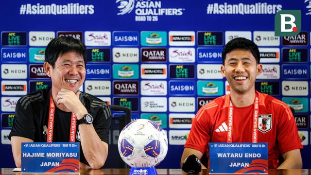 Hajime Moriyasu  dan Wataru Endo - Timnas Jepang