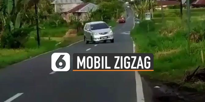VIDEO: Viral Mobil Jalan Zigzag Akhirnya Mengejutkan