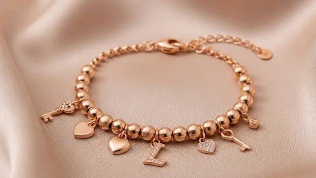 Gelang Charm Kombinasi Beads