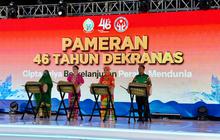 Pesona Baju Bodo Warnai Puncak Syukuran 46 Tahun Dekranas di Makassar
