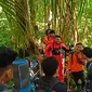 Upaya mencarian dua pendaki yang hilang di Gunung Ambang, Kabupaten Bolmong, Sulut, Minggu (9/4/2023).