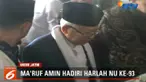 Di hadapan ribuan pendukungnya, Ma'ruf kembali menegaskan warga NU untuk memilih dan memenangkan paslon Jokowi-Ma'ruf dalam pilpres mendatang, karena kemenangan paslon 01 juga merupakan kemenangan bagi kaum Nahdliyin.