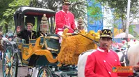 Kampung SBY Ultah, Kirab Kereta Kencana Digelar
