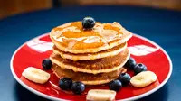 Ilustrasi Pancake sederhana