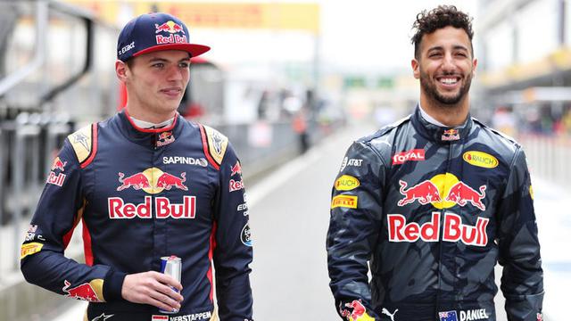 Daniel Ricciardo dan Max Verstappen