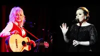 Dolly Parton merasa tersanjung mendapatkan kesempatan berkolaborasi bersama penyanyi berbakat Adele.