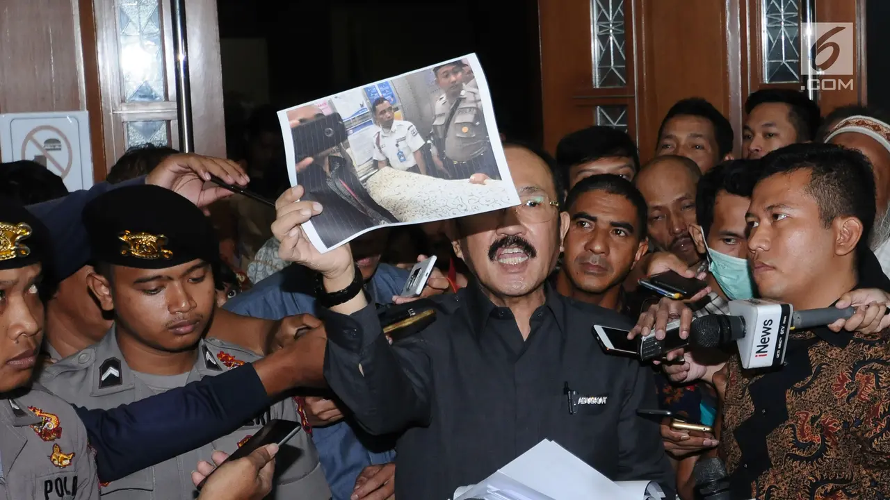 Luapan Ekspresi Fredrich Yunadi Usai Didakwa Halangi Penyidikan Kasus Setya Novanto