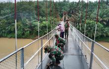 TNI Selesaikan Jembatan Padang Lawas Utara, Akses Vital Antardesa Kini Normal