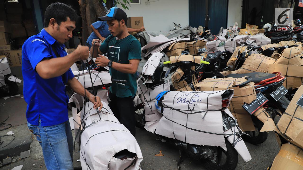 Jasa Pengiriman Motor Meningkat Jelang Arus Mudik Lebaran