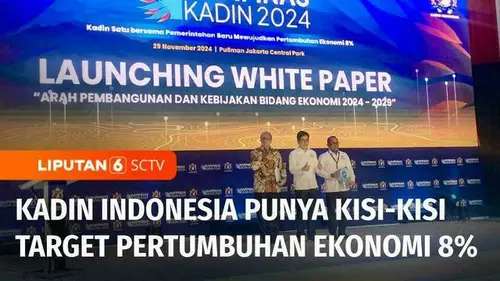 VIDEO: Rapimnas Kadin 2024 Membahas dan Mendukung Target Pertumbuhan Ekonomi 8 Persen
