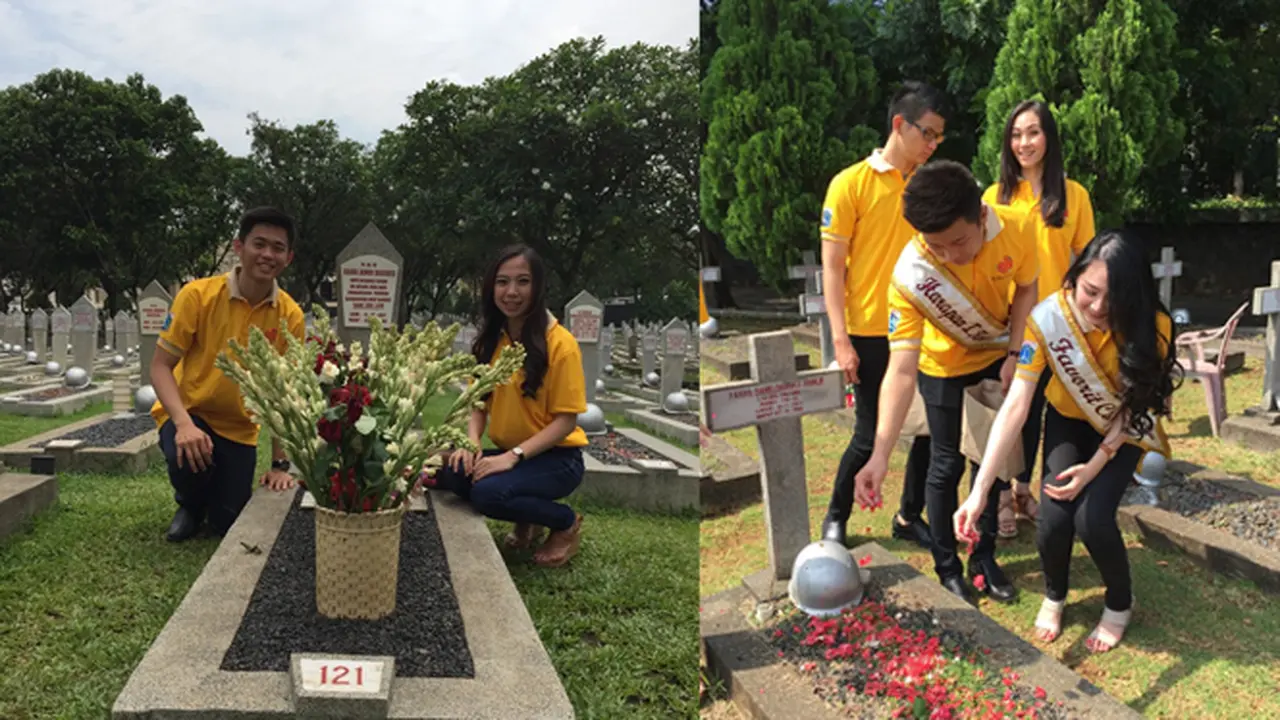 Peringati Festival Qing Ming Koko Cici DKI Ziarah ke TMP Kalibata