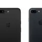 OnePlus 5  vs iPhone 7. (Foto: Pocket Lint)